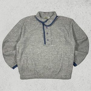 Vintage 90s R&R Sport Button Up Fleece Sweater